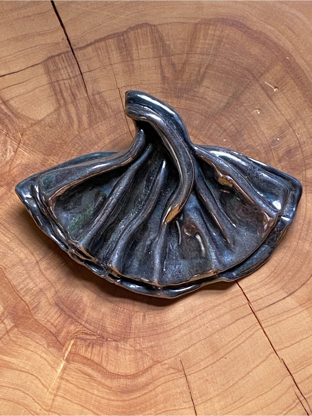GW Electroform brooch pin and pendant sterling silver.